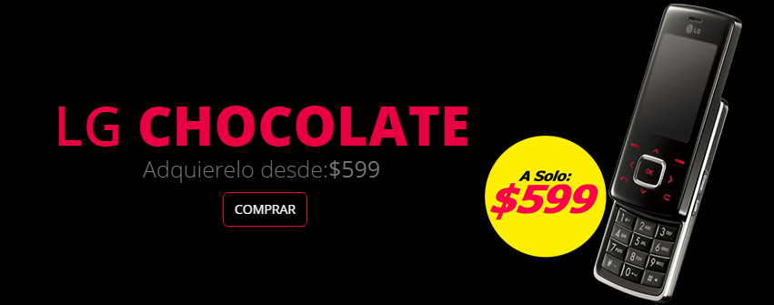 Banner Celular Lg Chocoalte